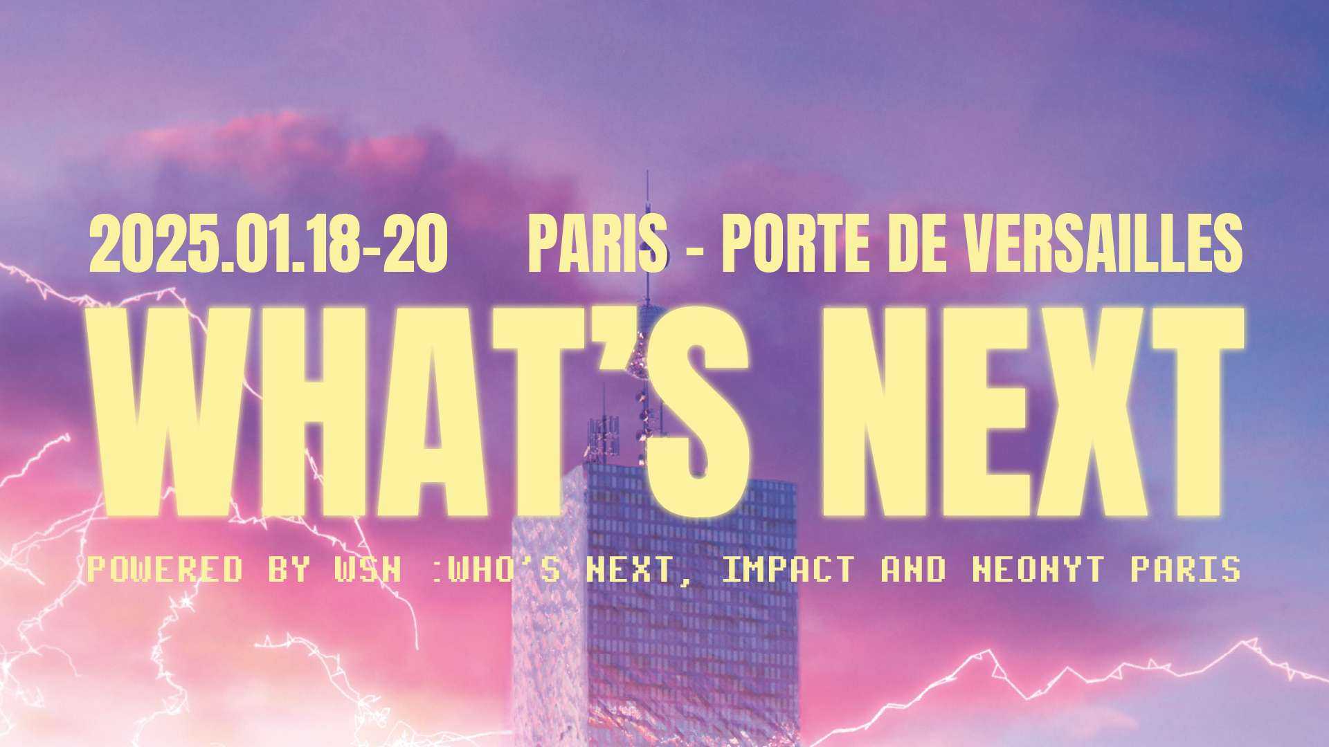 RDV Who's Next du 18 au 20 janvier 2025 à Porte de Versalles